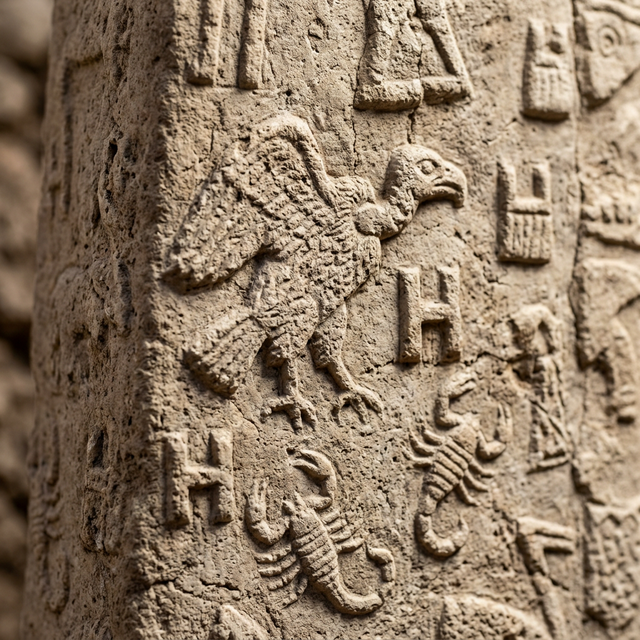 Relieves del Pilar 43 en Göbekli Tepe